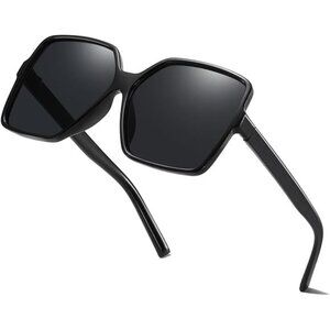 Women Oversized Square Sunglasses Big Large Fashion Shades UV Protection Trendy